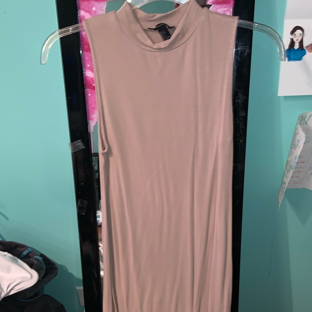 F21 Nude Bodycon Dress